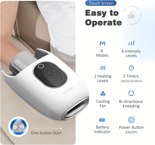 Air Pressure & Thermal Hand Massager - Image 3